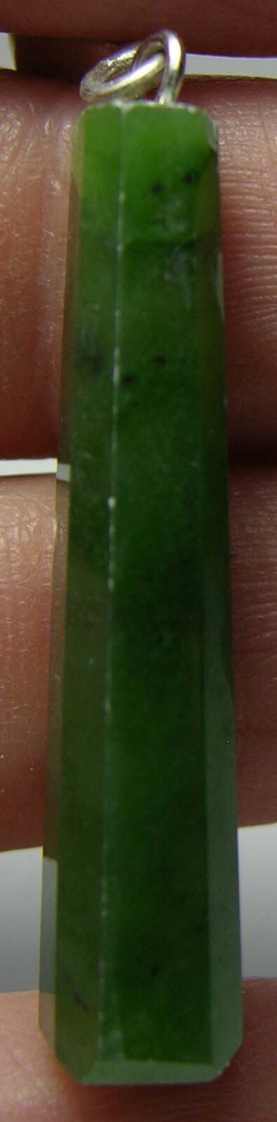 #10 Pakistan 100% Natural Nephire Jade Crystal Pendant 34mm 1 5/16 in