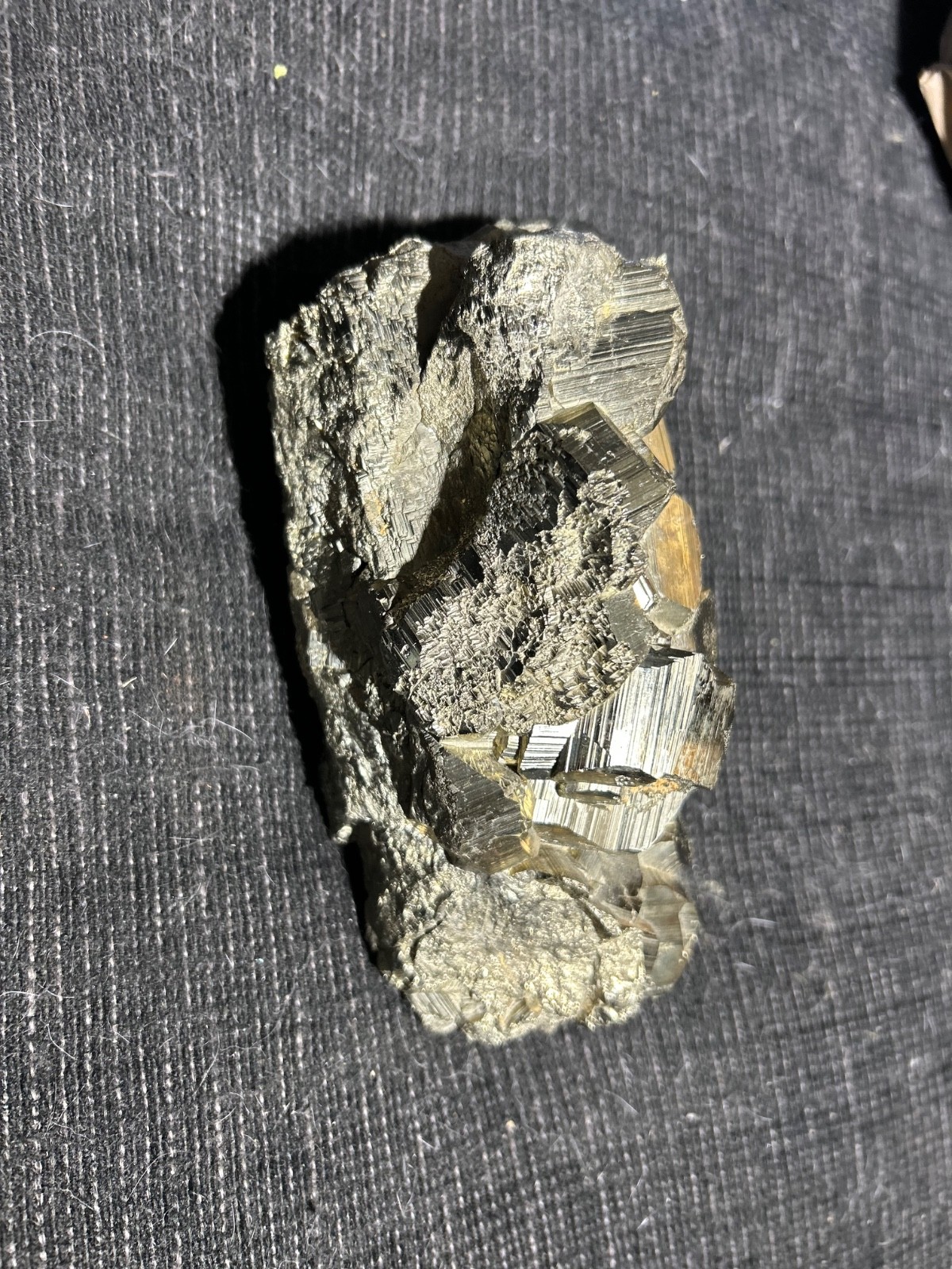X- Large Peruvian Pyrite Cluster*Octagonal*skeletal*18x10x9 cm* Over 8 Lbs, RARE