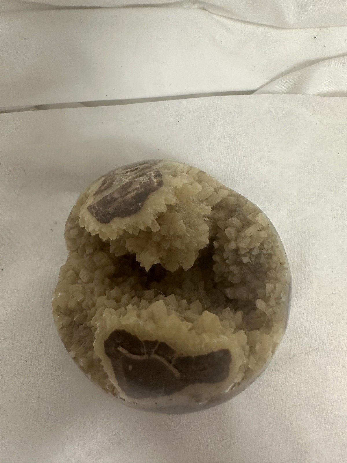 Septarian Dragon Stone Sphere Geode Calcite Druzy Crystal Ball Polished Sphere