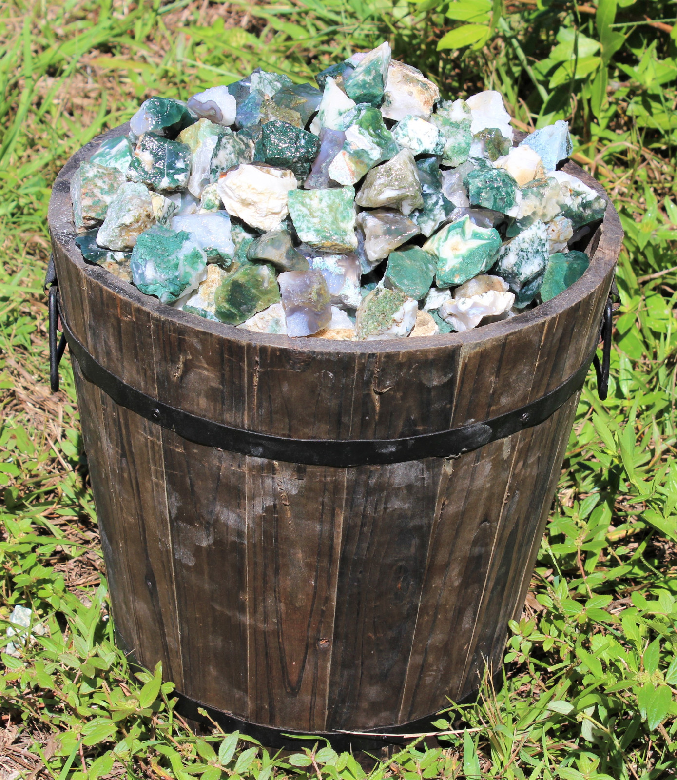 5 lb HUGE Bulk Lot Natural Rough Tree Agate (Raw Crystal Rocks 11000+ Carats)
