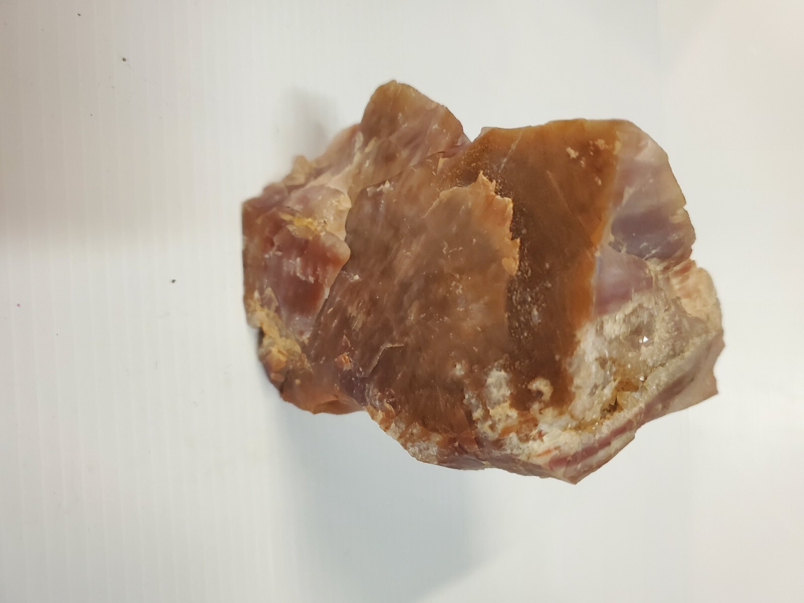 Rose Quartz? Crystal Rough Stone paperweight – as is – 3.75″x3″