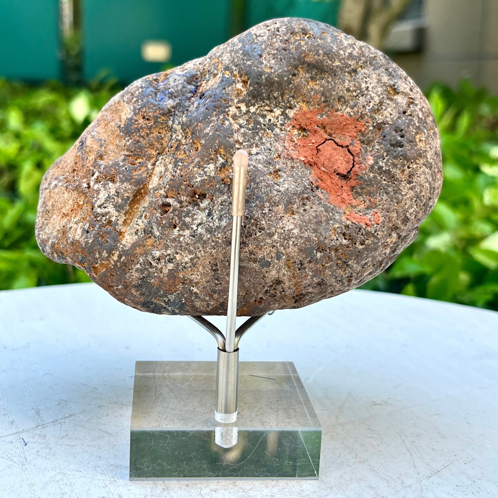 1.67LB Blue Natural Goethite Crystal Quartz Energy Ore Healing Mineral Specimen