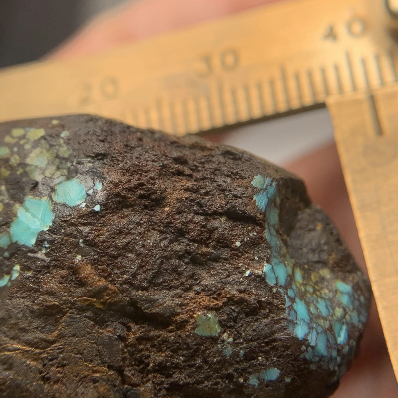 100% Natural Cloud Mountain Blue Green Turquoise Rough Specimen 31G
