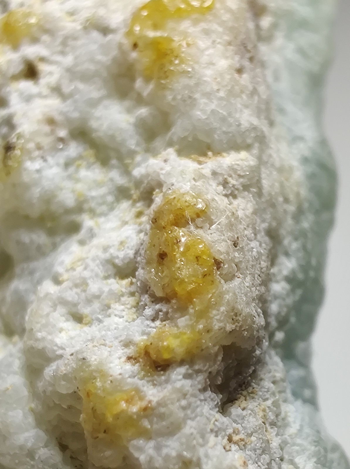 Smithsonite on matrix, fantastic color! Kelly Mine, New Mexico. 4 cm.