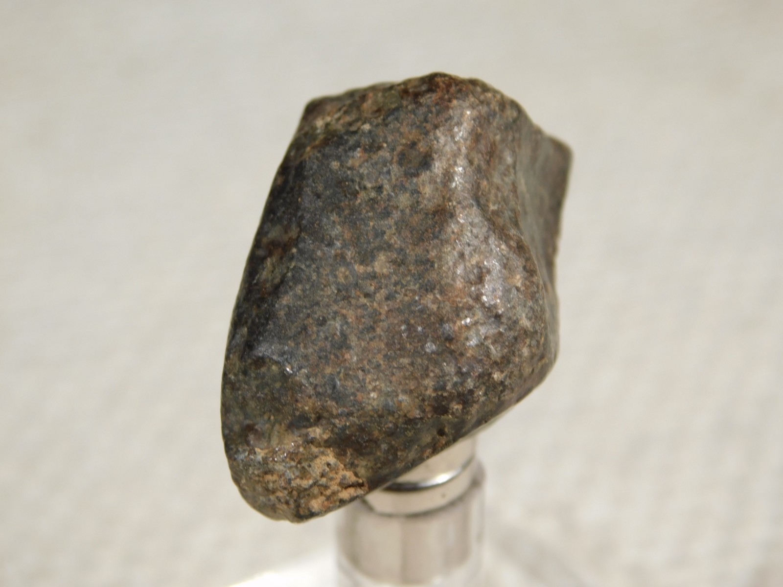 Stony METEORITE with DARK Fusion Crust 100% Natural 23.3gr