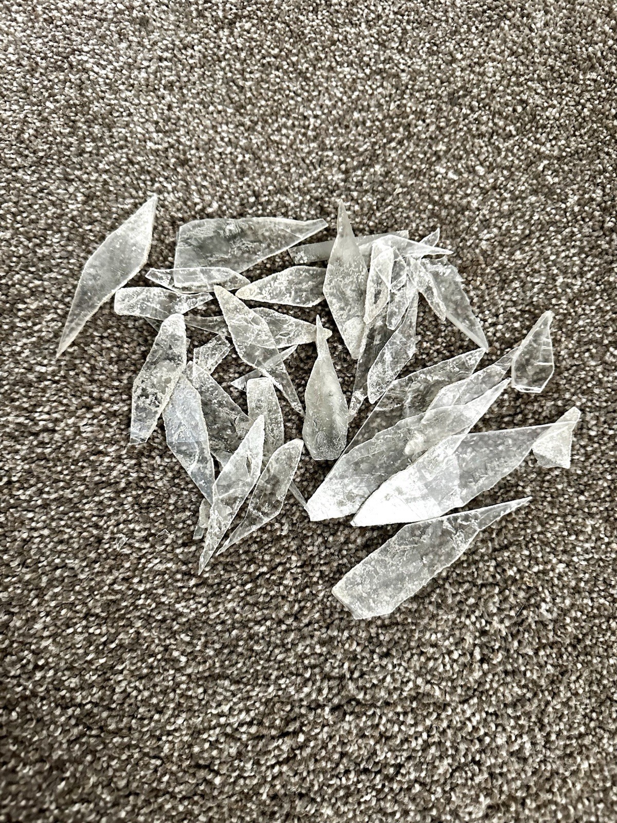Gypsum/Selenite/Phantom Selenite SLICES/PIECES, Great Salt Lake, UT