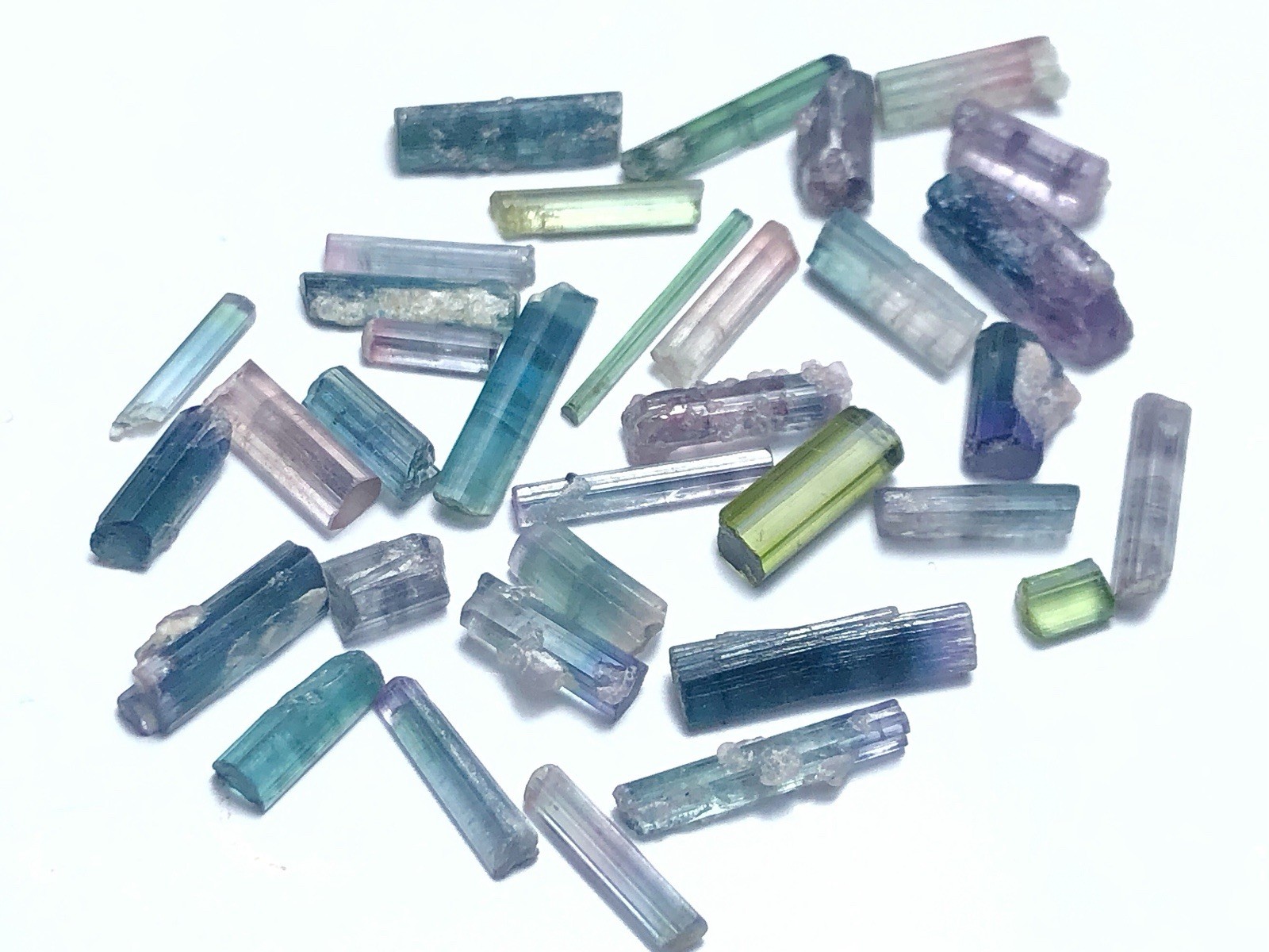 An Amazing Purpel And Multi Color Tourmaline Jewllery Size Lot From Afg