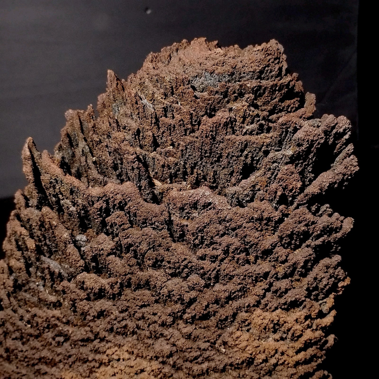 Massive Odd Rare Crystalline Iron Concretion 19.6 Lbs