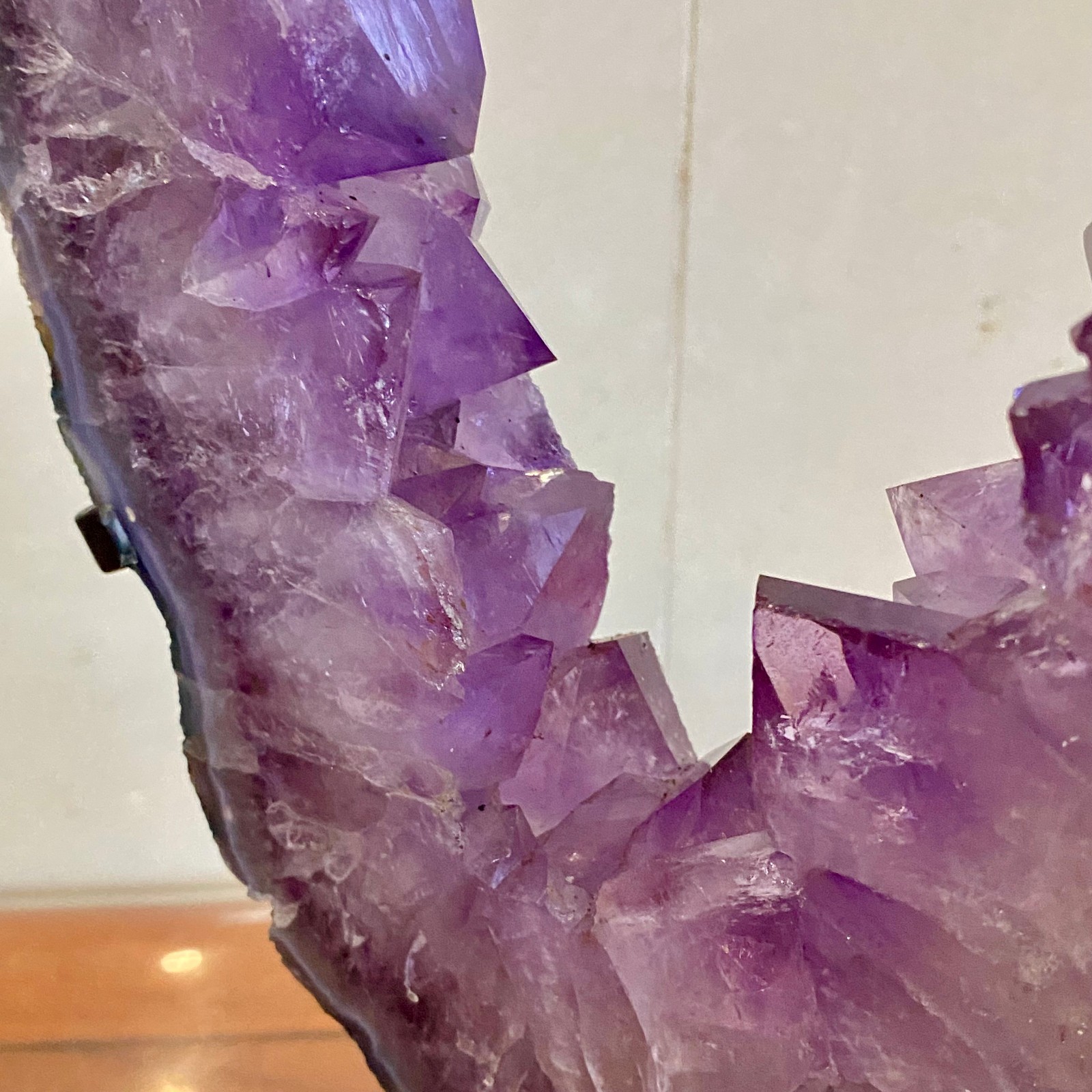 9.36LB Natural amethyst cave flake quartz crystal mineral specimen