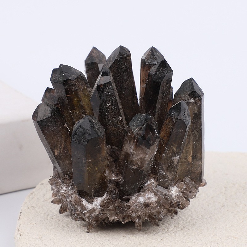 200g+ Rare Large Raw Smoky Quartz Crystal Cluster Quartz Mineral Specimens Decor
