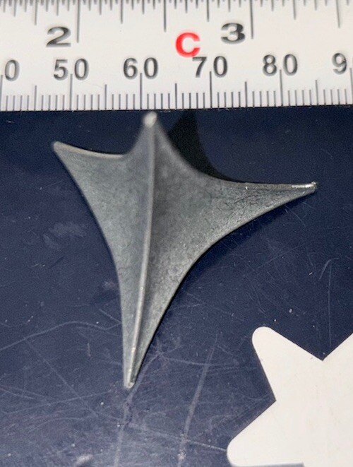 The Terrance Tetrahedron 1-1/2” Aluminum READ DESCRIPTION