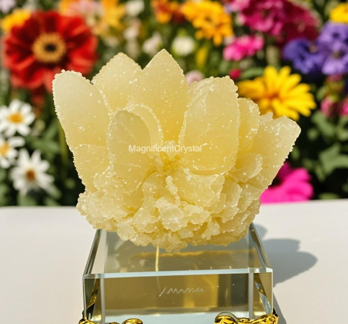 2025Rare 300g Natural Citrine Crystal Cluster Raw Healing Energy Home Decor Gift