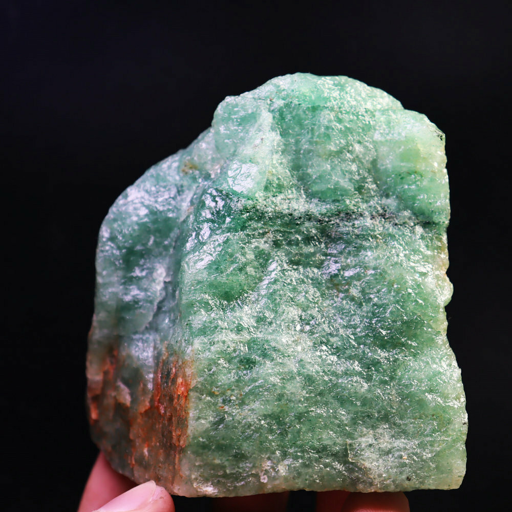 0.94 lb Natural Not Polished Original Strawberry Quartz Crystal Mineral Specimen