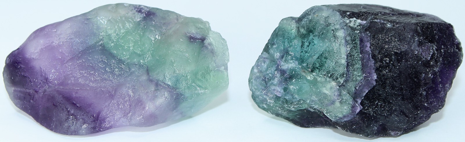 AAA Rough Mexican Rainbow Fluorite / 5 Pieces / 17.2 oz (487.61 gr) 2258