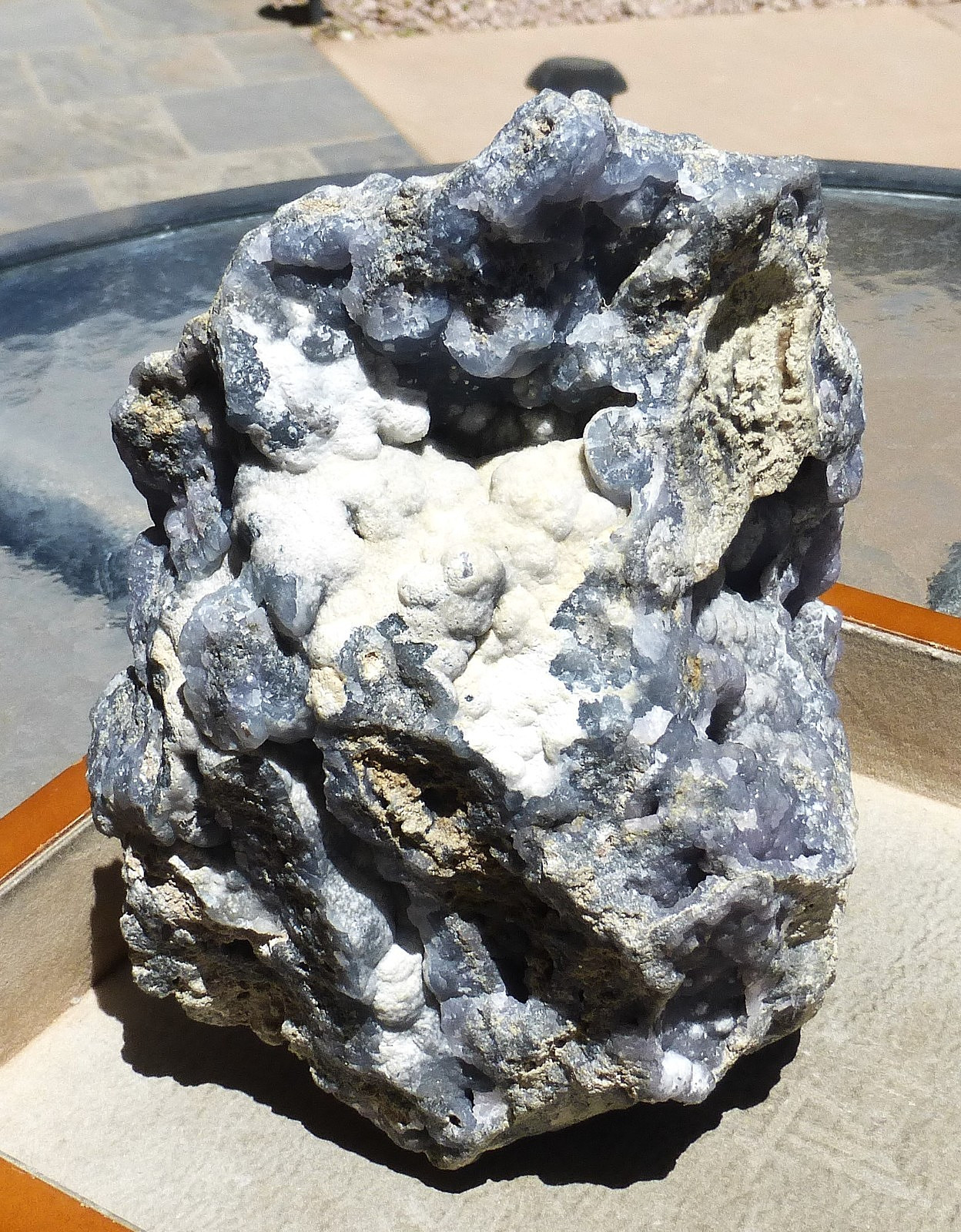 LARGE Purple/lilac Smithsonite specimen from El Refugio Mine Mexico 3lb. 2.5 oz.