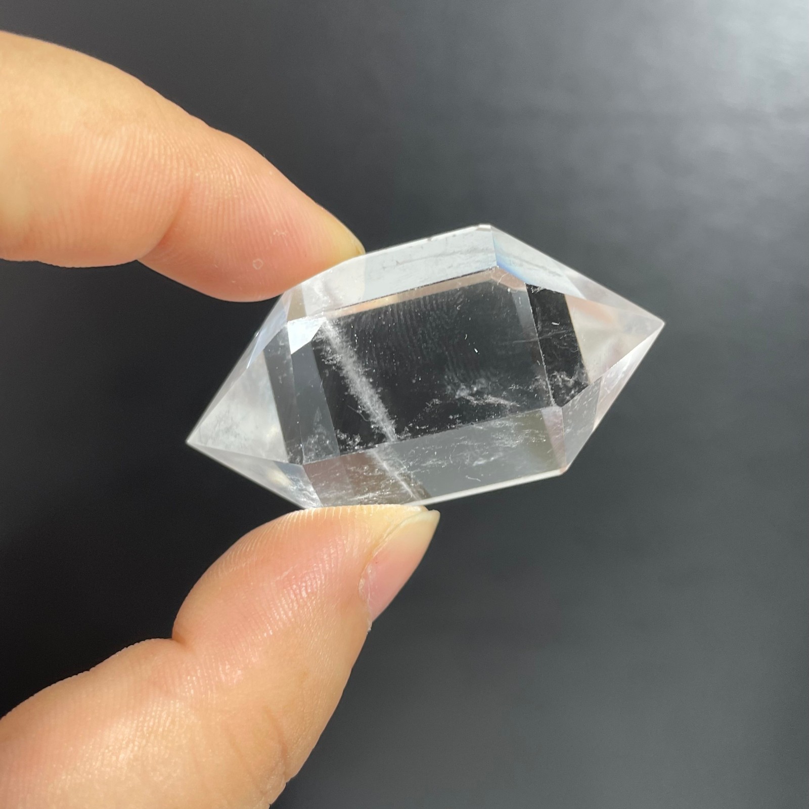 1LB natural clear quartz obelisk crystal double point healing Mineral Random