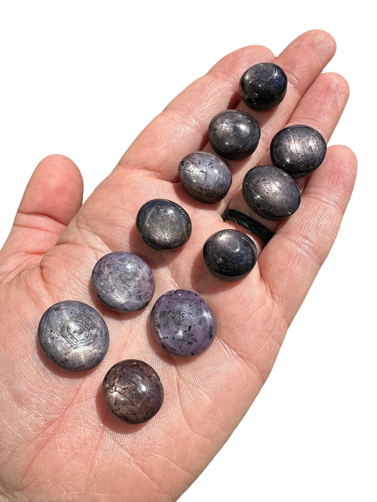 Blue Sapphire Tumbled Stone (Grade AAA) Natural Blue Sapphire from India