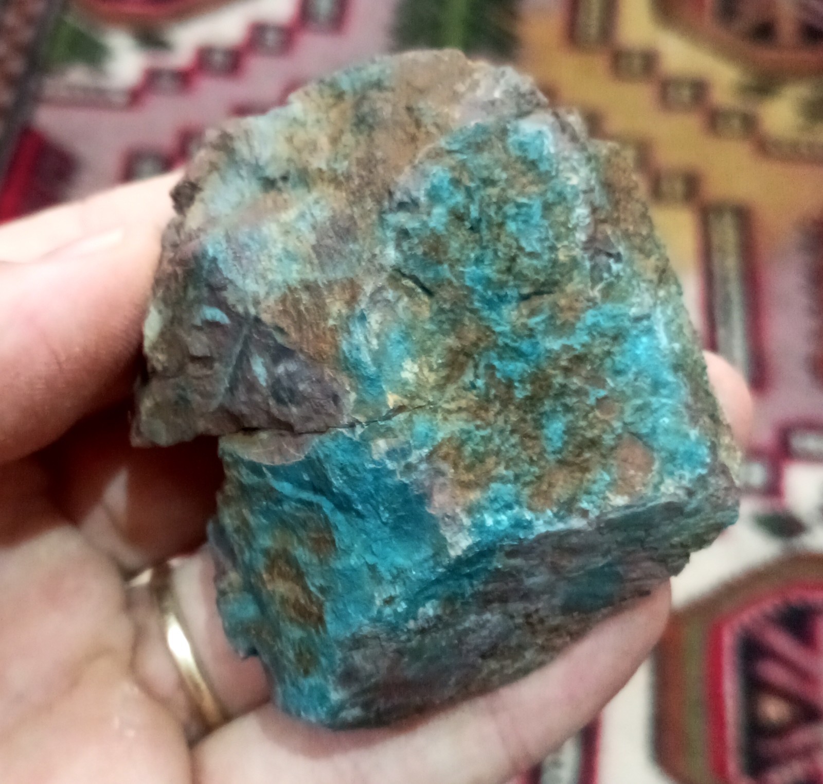Gorgeous Colors Blue Laterite Cobalt Ore