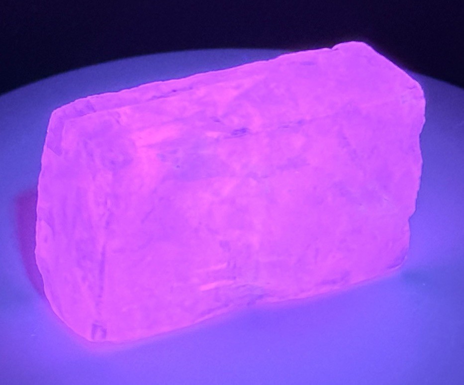 STUNNING Iceland Spar Calcite Crystal Specimen w/ Terlingua-like Fluorescence