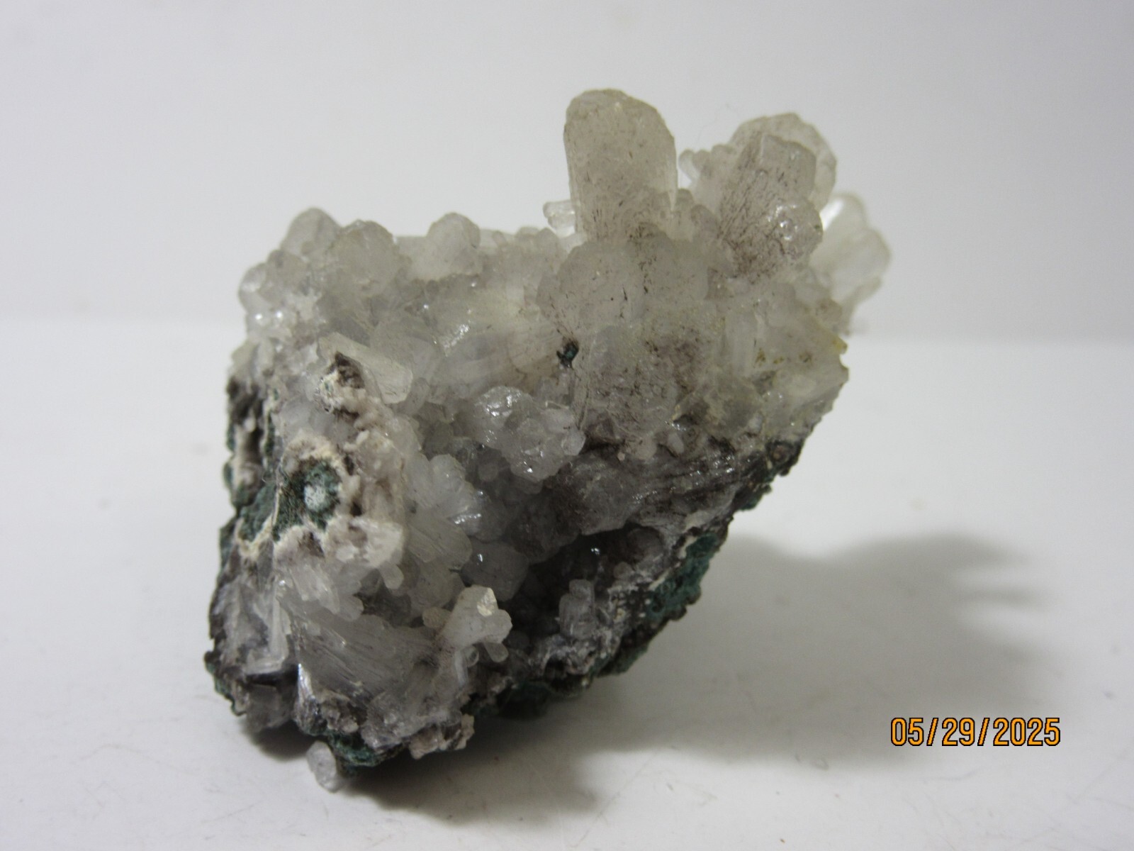 Dark Apophyllite Cluster Zeolite on Matrix 1 7/8″ Collectible DACZMC-174