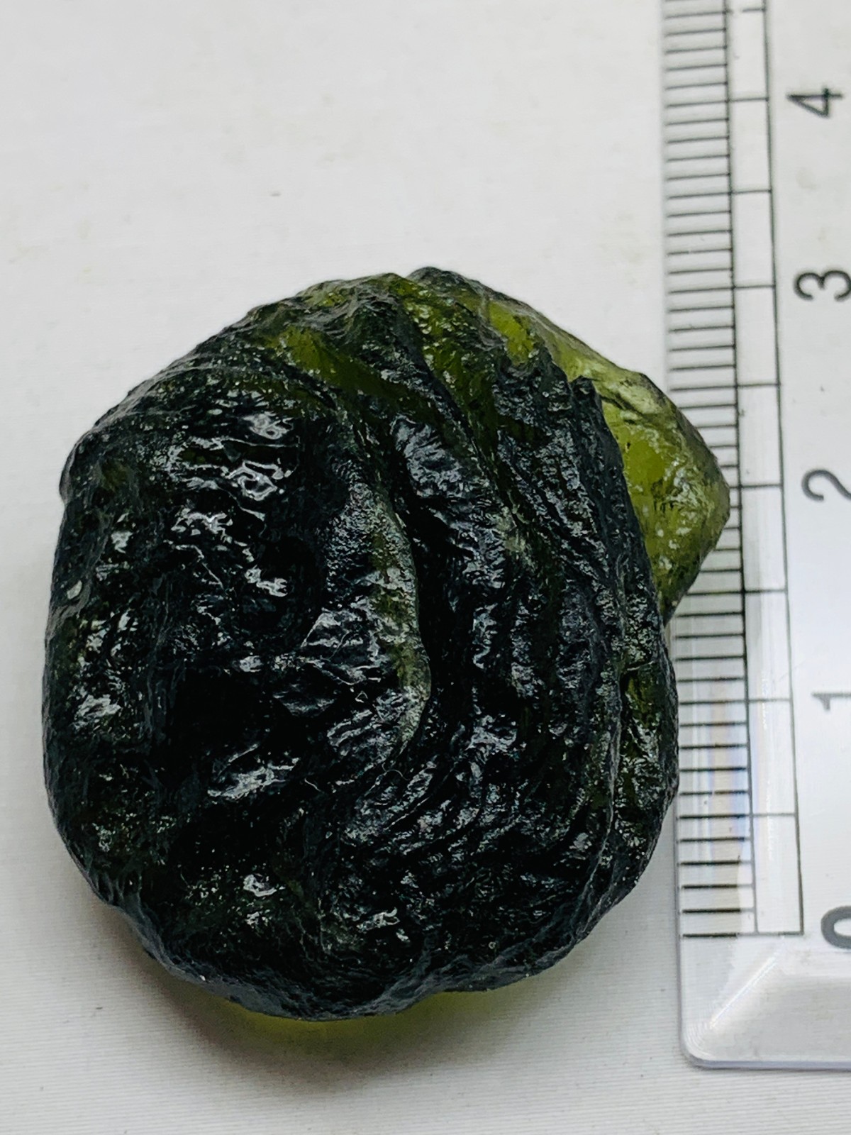 TOP Moldavite Raw Moldavite Crystal from Czech Republic PICcertificate 68CT