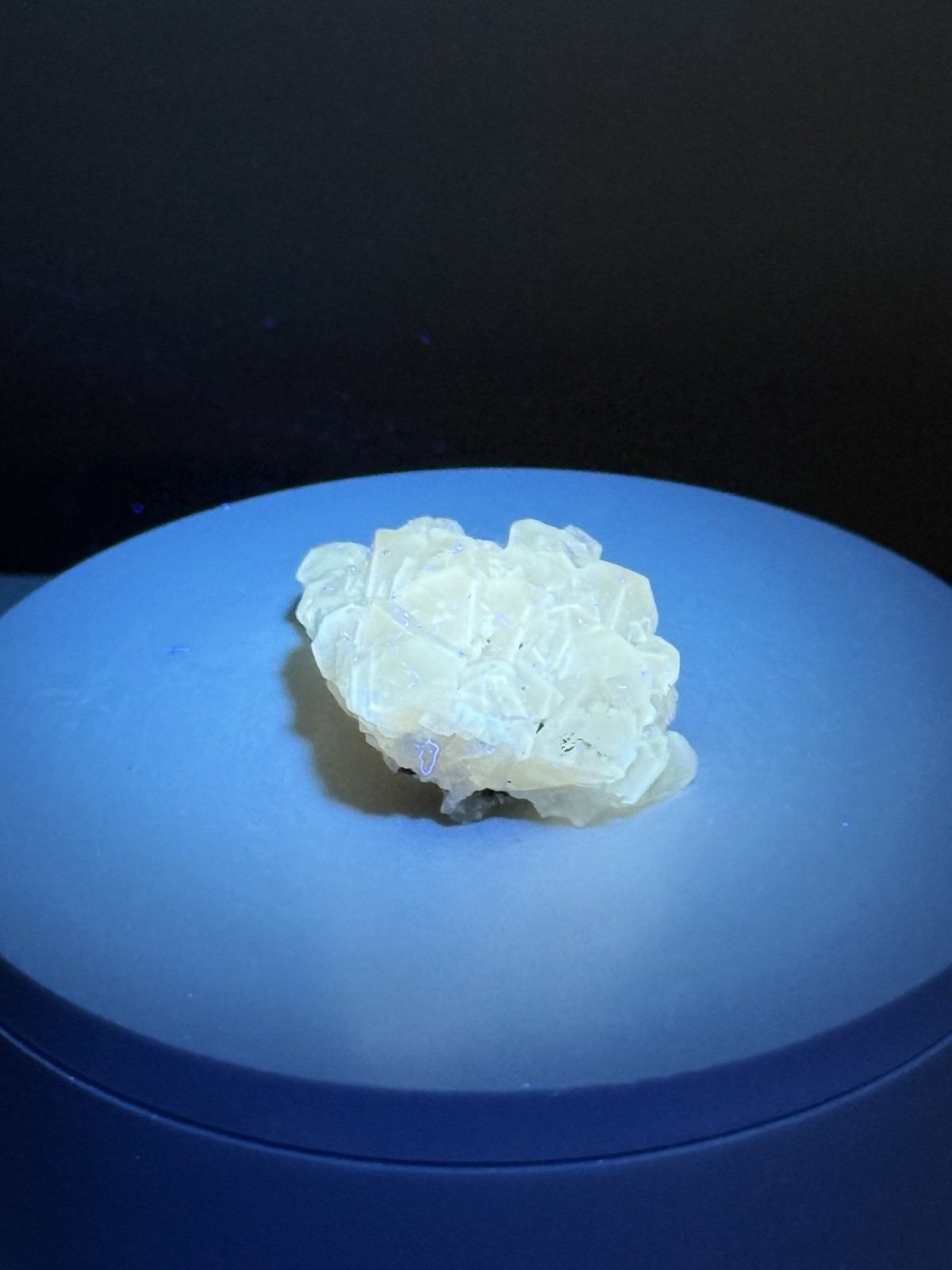 ETHEREAL Merkaba Calcite Fluorescent & Phosphorescent Mineral Specimen – Mexico