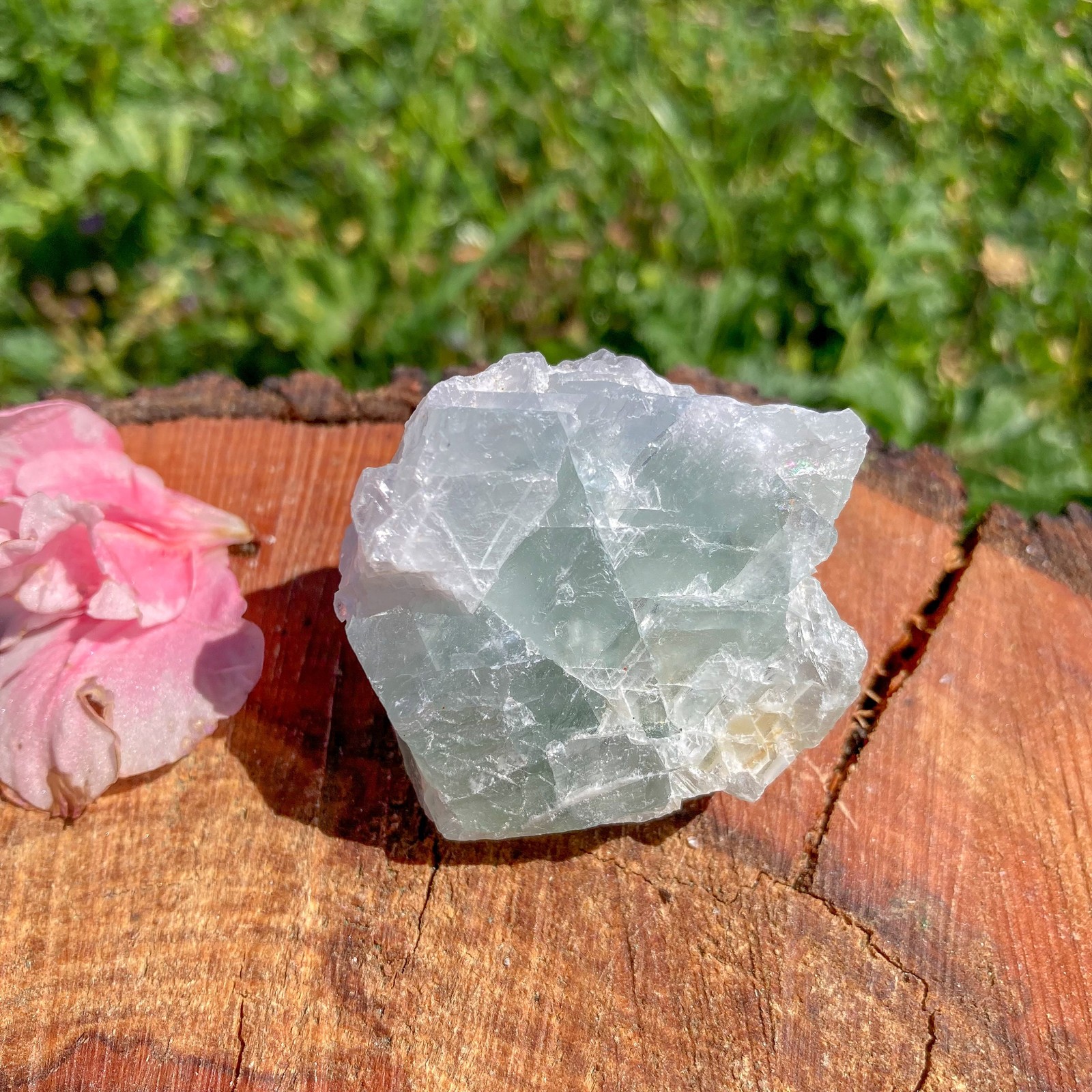 Rough Green Fluorite Crystal / Grounding / Psychic / Cleansing / Healing