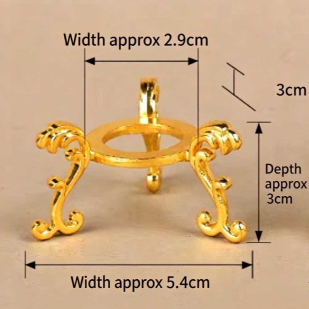 Alloy Metal Crystal Sphere Display Stand Healing Ball Base Ornament Home Decor