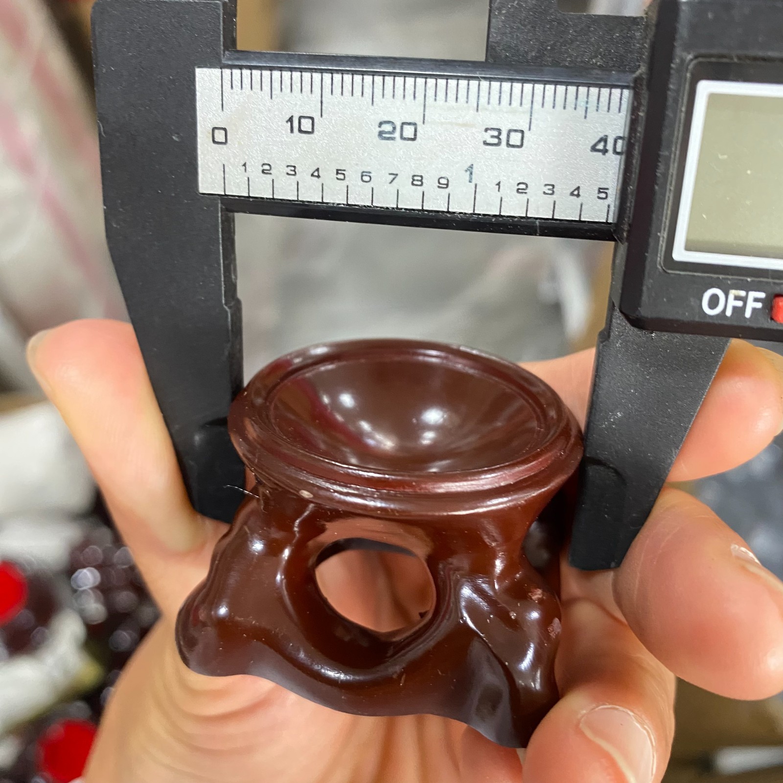 5pcs Wood Display Stand Crystal Ball Sphere Globe Stone Holder