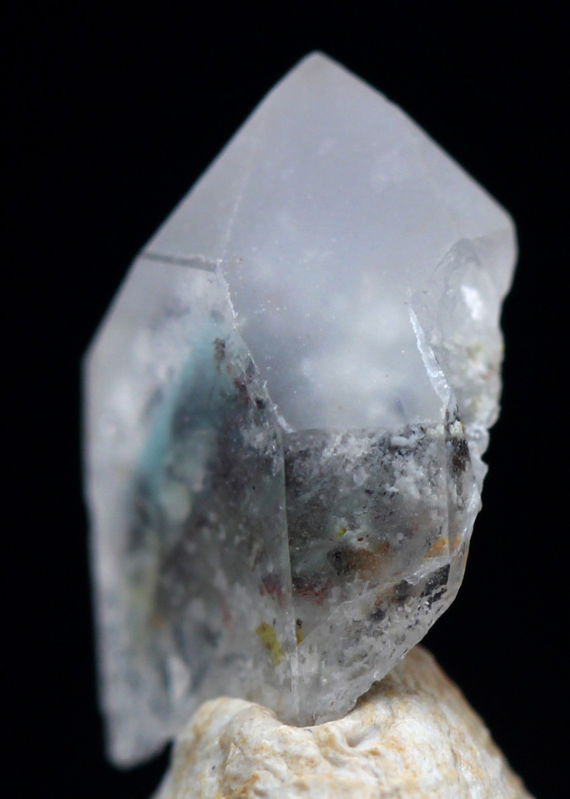 RARE AJOITE QUARTZ Crystal Cluster Mineral Specimen MESINA MINE SOUTH AFRICA