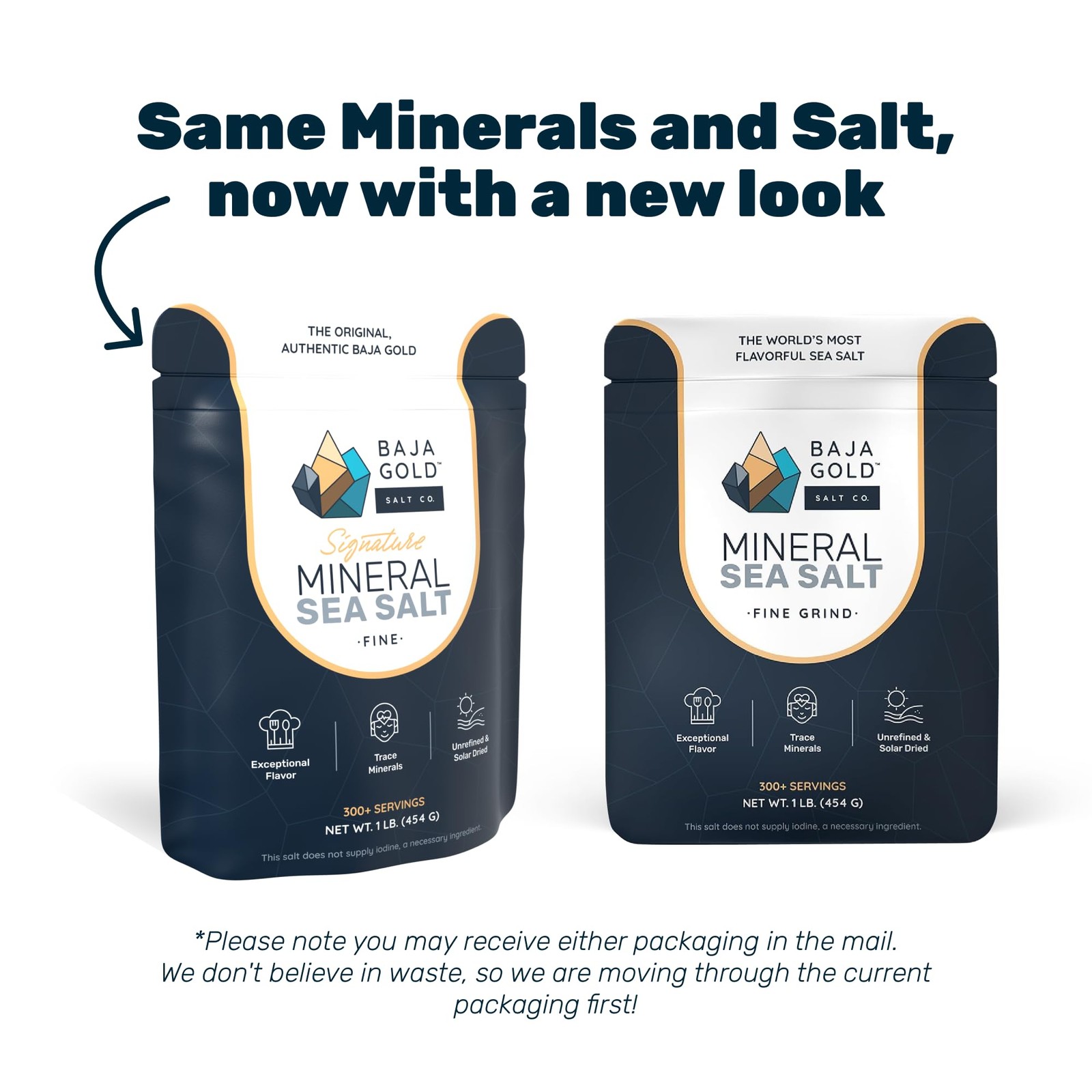 Baja Gold Mineral Sea Salt – Recommended by Gary 16 Ounce (Pack of 1), White