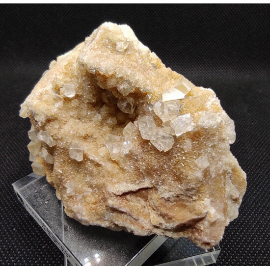 KB: BRIGHT FL. WHITE & YELLOW/WH SW CALCITE XLS. FROM GRAVALOS, LA RIOJA, SPAIN