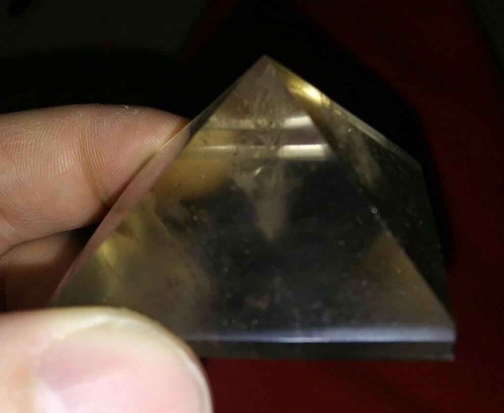 1 Polished Smoky Quartz Pyramid 1-1/2″ – 1-8/9″ Very Good – A Grade Madagascar