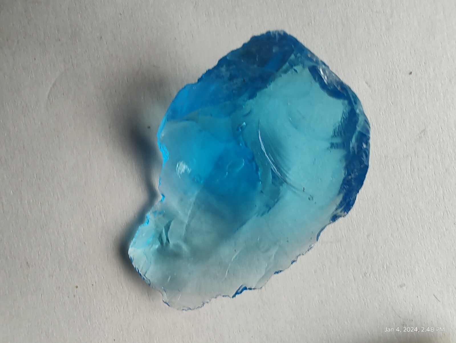 Blue Sky Monatomic andara Crystal Arcturian stone Specimen 10 gram