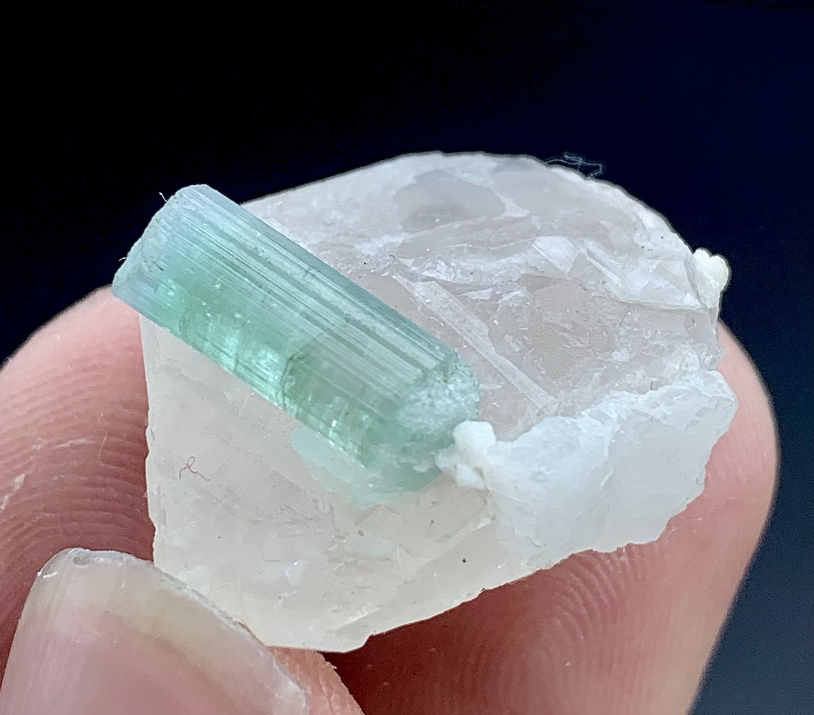 33 Cts Tourmaline Crystals Bunch With Specimen From Afghanistan.