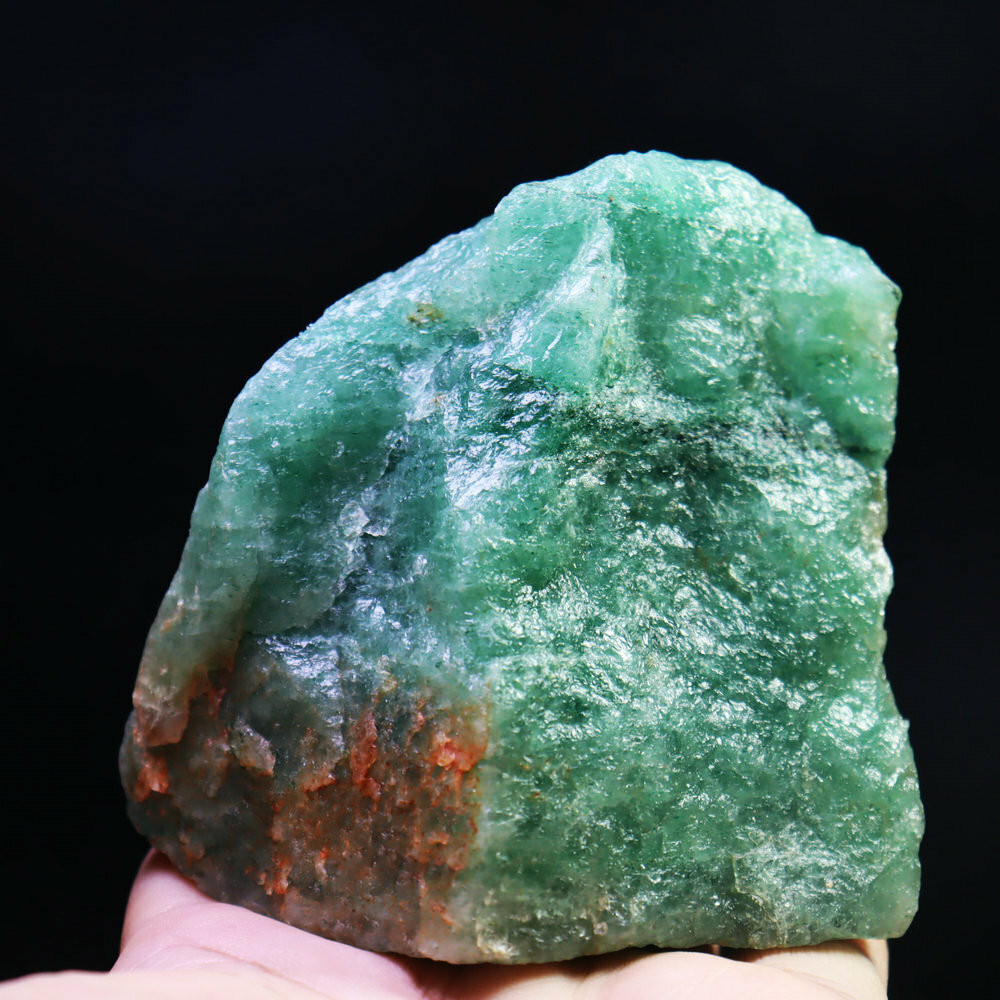0.94 lb Natural Not Polished Original Strawberry Quartz Crystal Mineral Specimen