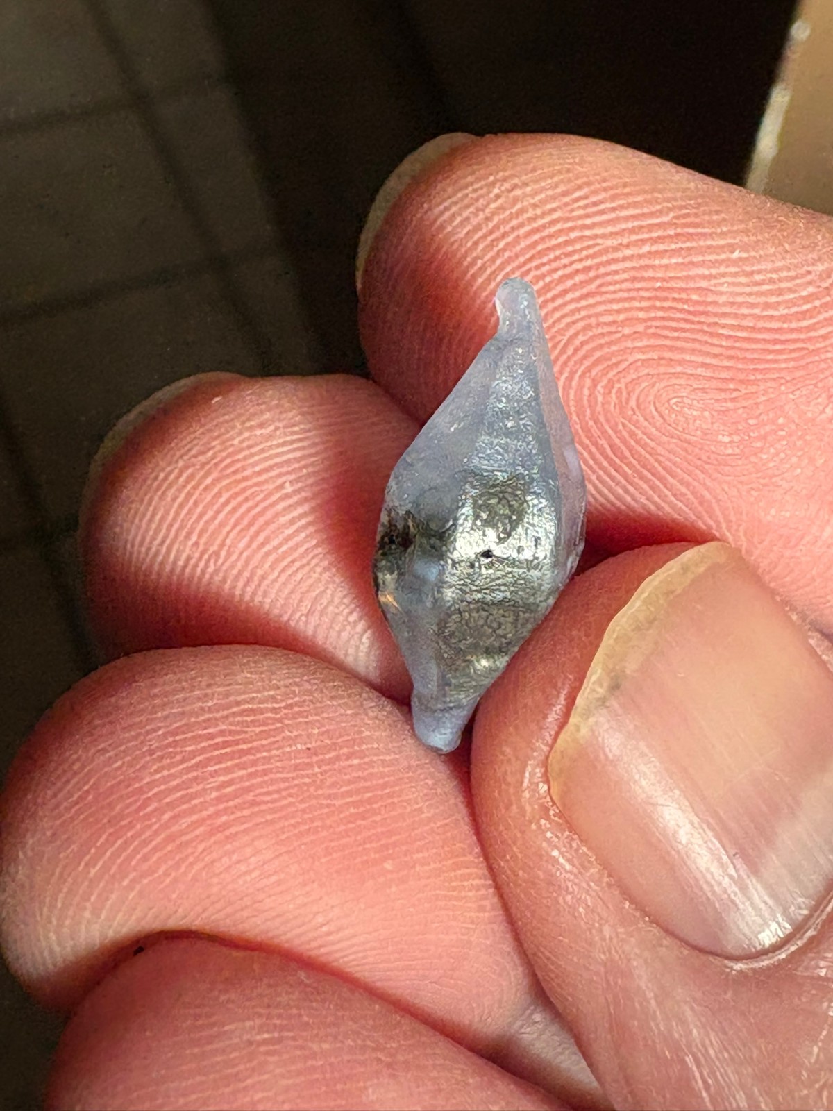 Sapphire,natural light blue crystal, Ratnapura, Sri Lanka(2 grams, 11.42 carats)