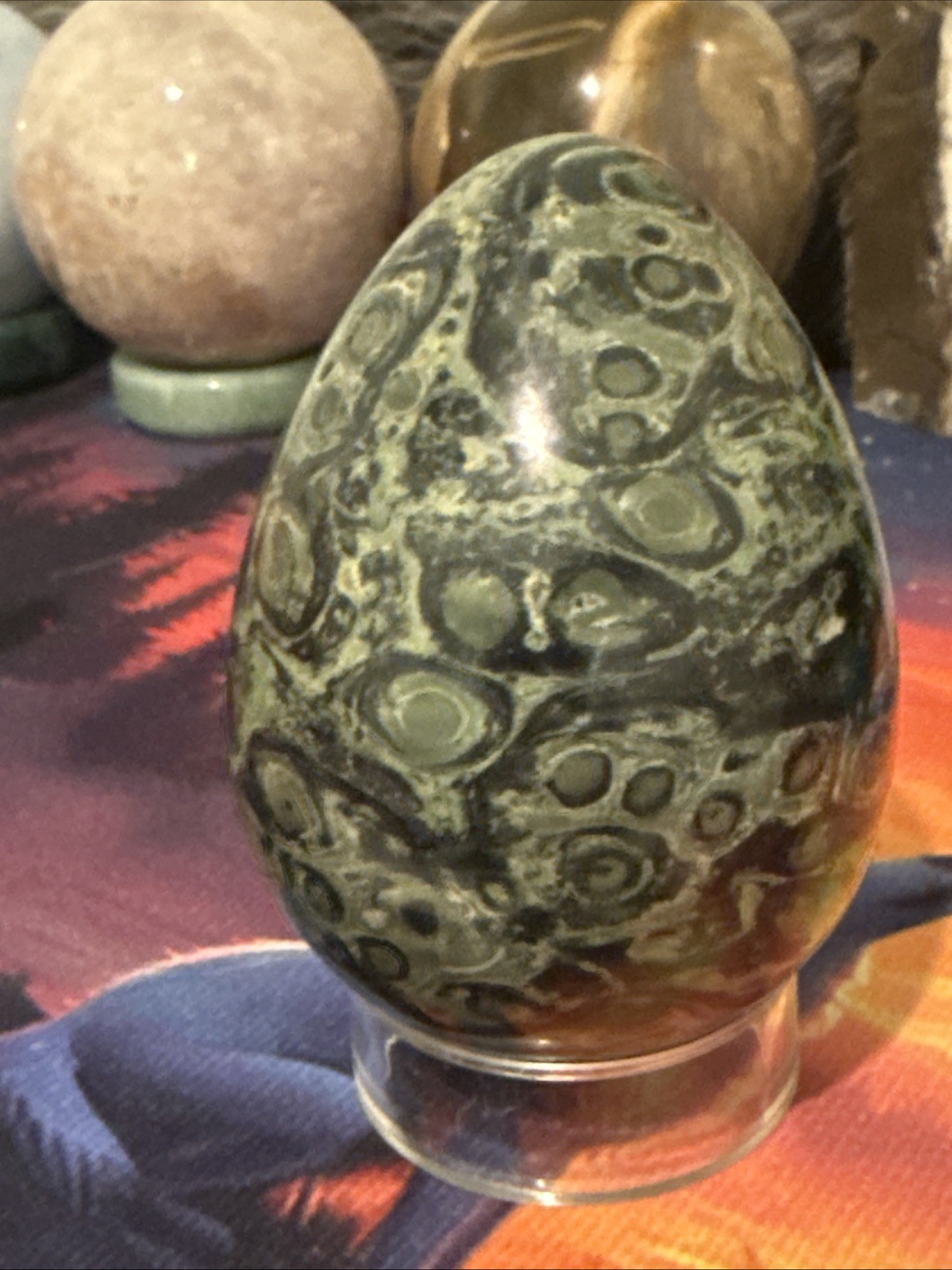 Natural Kambaba Jasper Egg (No Stand)