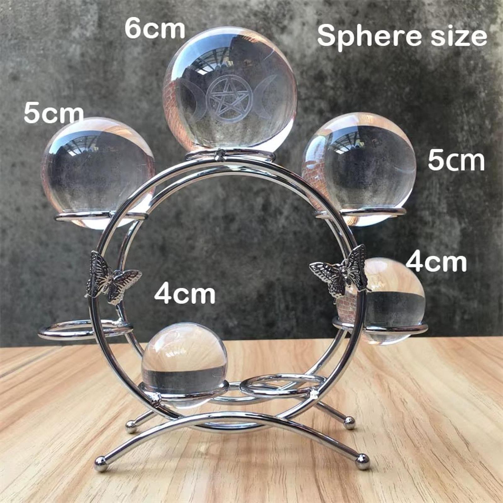 Crystal Ball Rack Sphere Stone Support Holder Ornament Saving Space Display Base