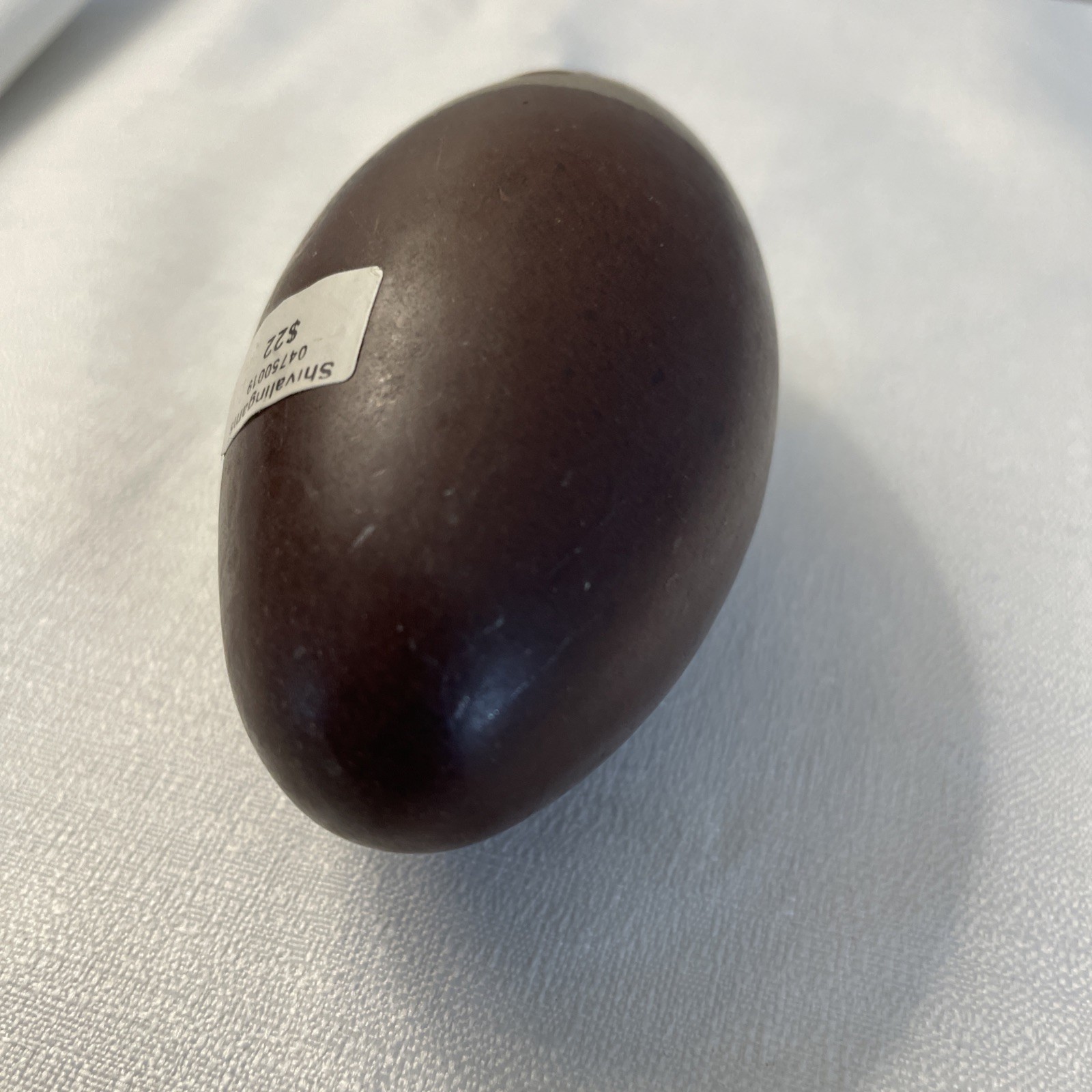 Shiva Lingam Stone Tumbled 4” x 2 1/2” Healing Stone