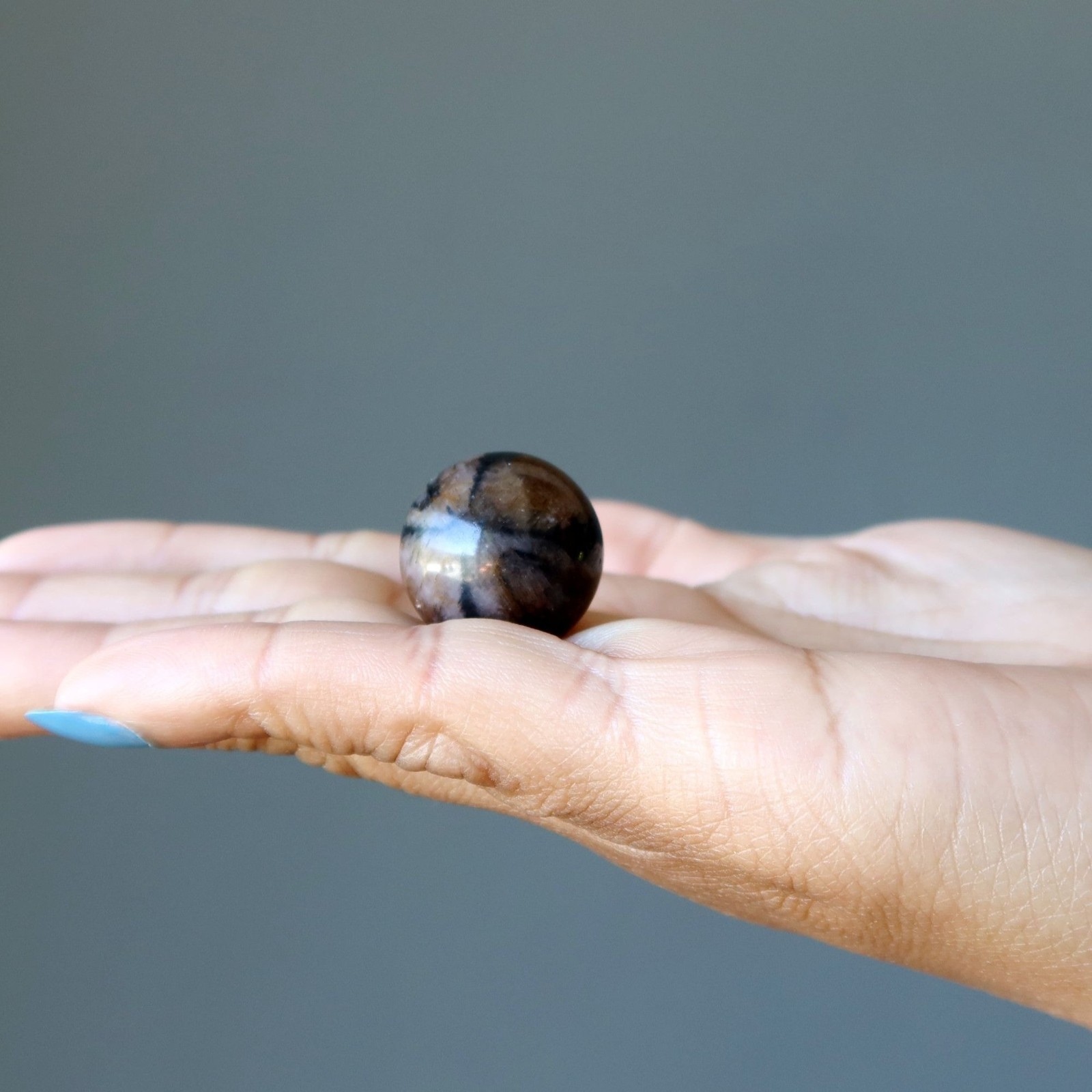 Chiastolite Sphere Christ Holy Cross Crystal Ball Protection Cross Stone Orbs