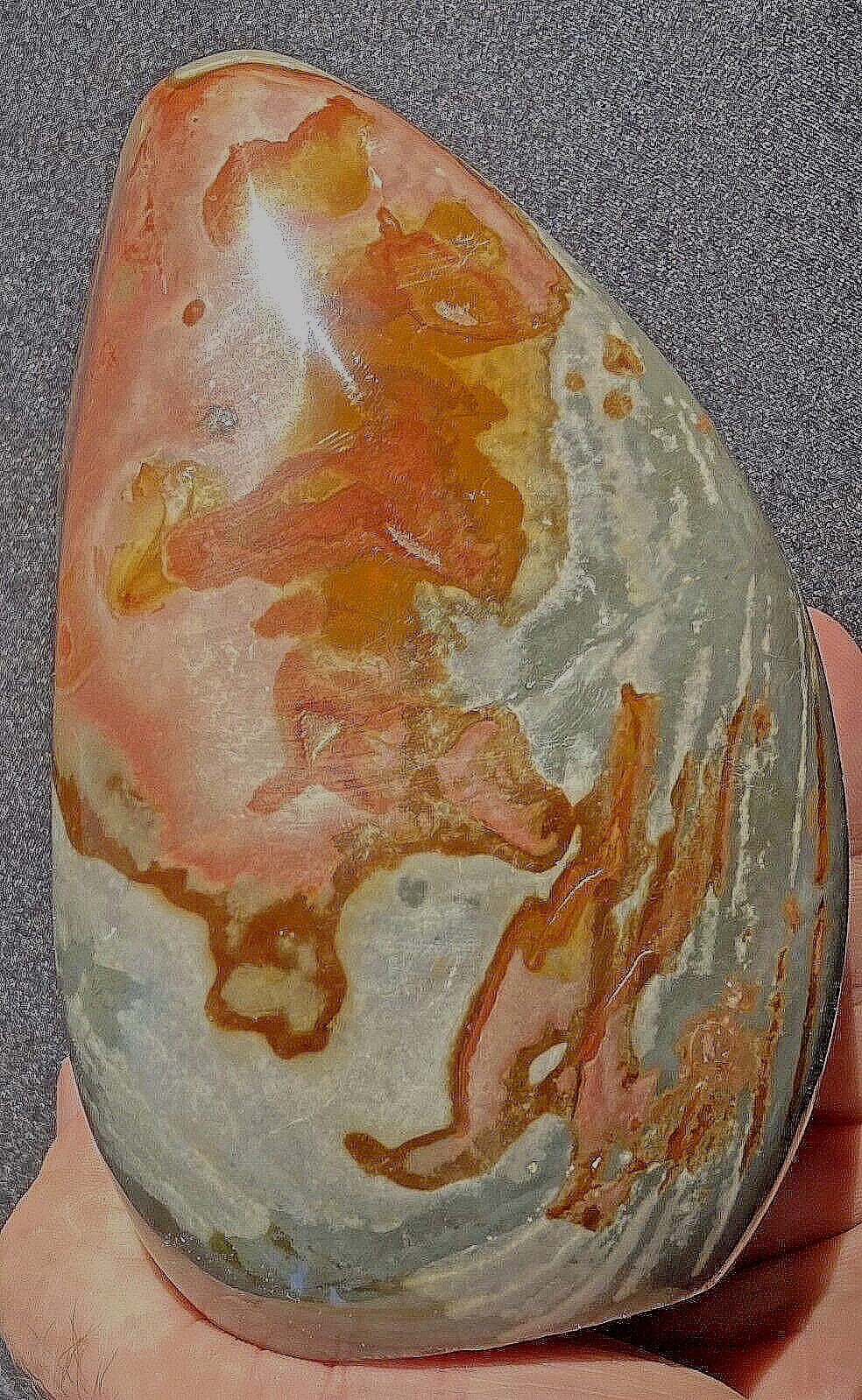 Ocean Jasper Big Self Standing Polished Polly Chrome Variety 696 Grams 24.6 Oz