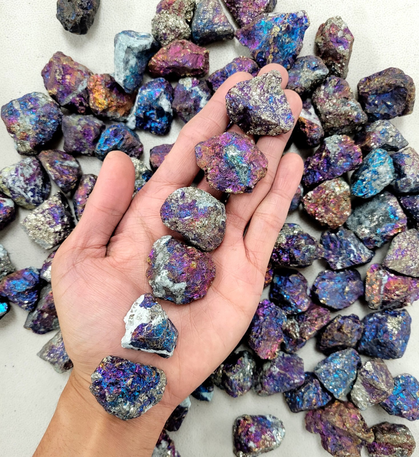 Chalcopyrite Crystal Medium Chunks 1″ to 2″ Bulk Rough Raw Stones Natural Gems