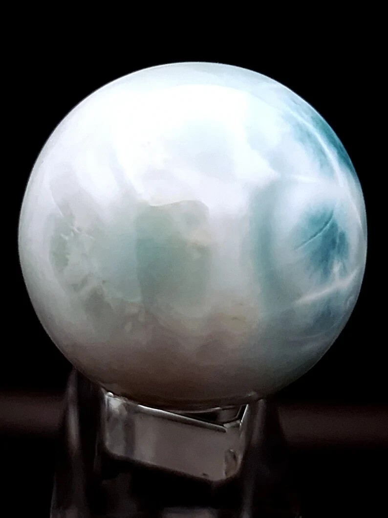DOMINICAN REPUBLIC LARGE LARIMAR SPHERE 52MM RARE