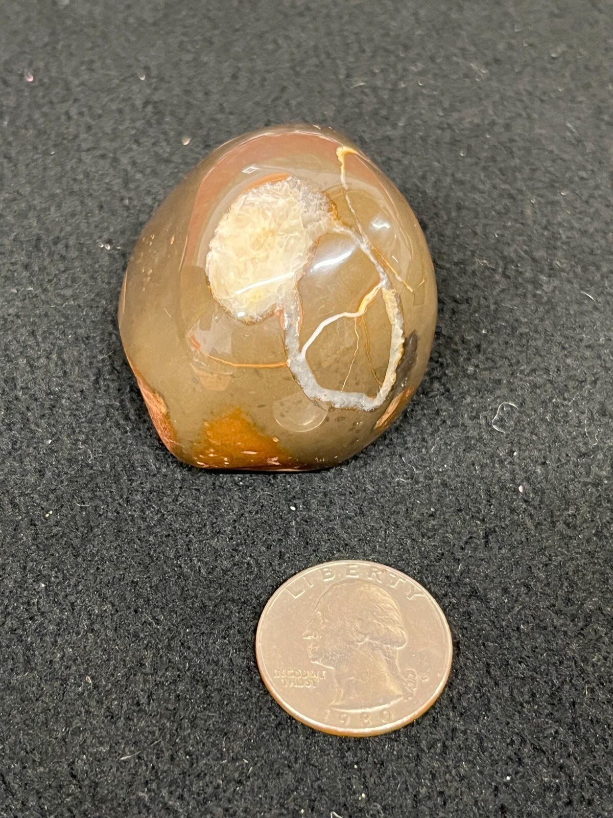 Septarian Lightning Stone Polished Michigan