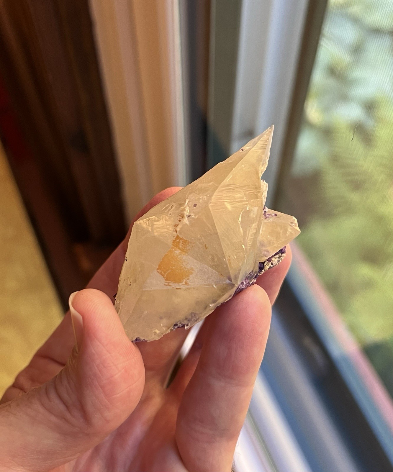 Calcite with Fluorite Mundy’s Landing Kentucky *Remarkable Twinning *Watch Video