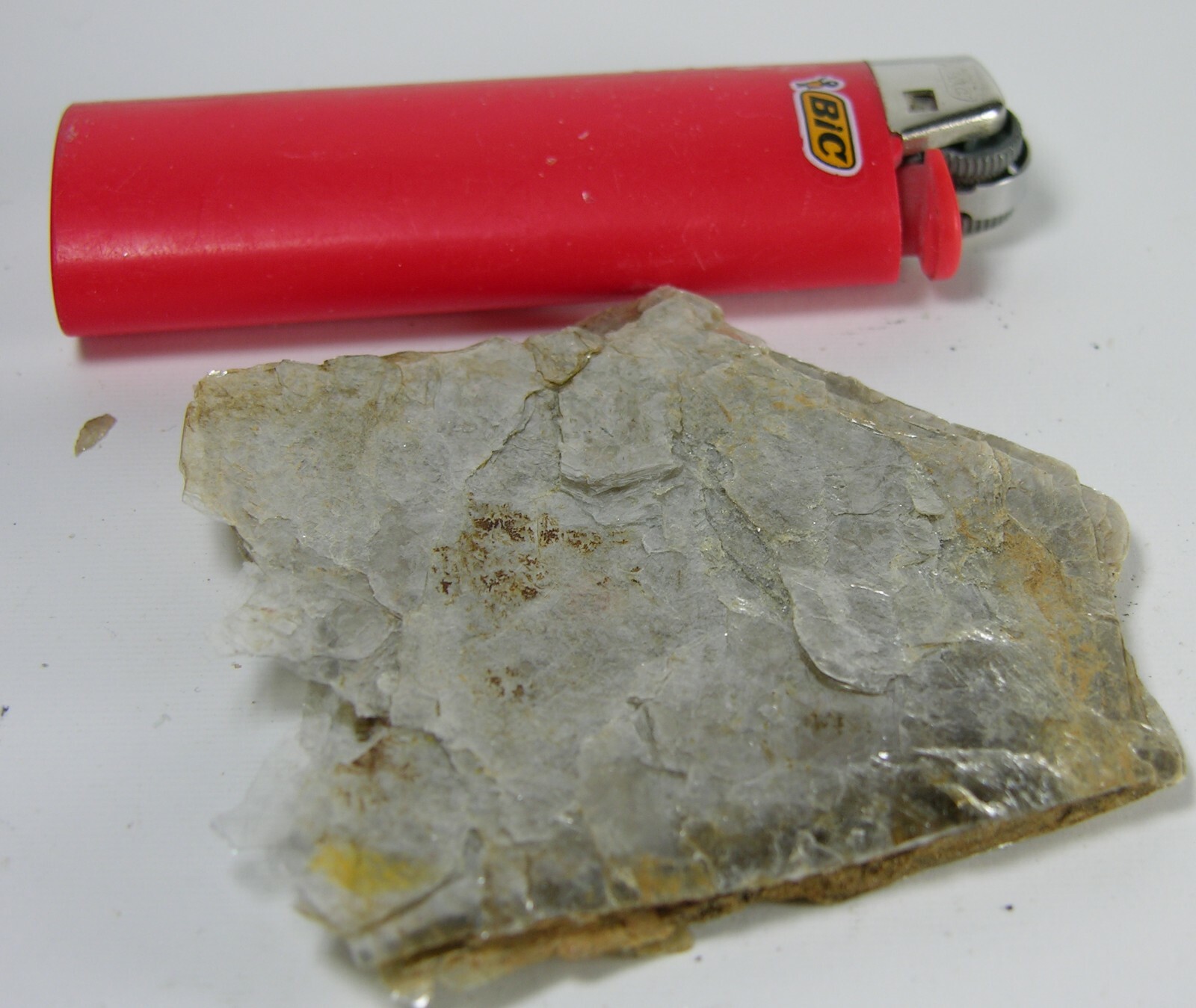 #0 2 3/8 in Coastville Pa USA 100% Natural Raw Silver Mica Specimen 61.00mm
