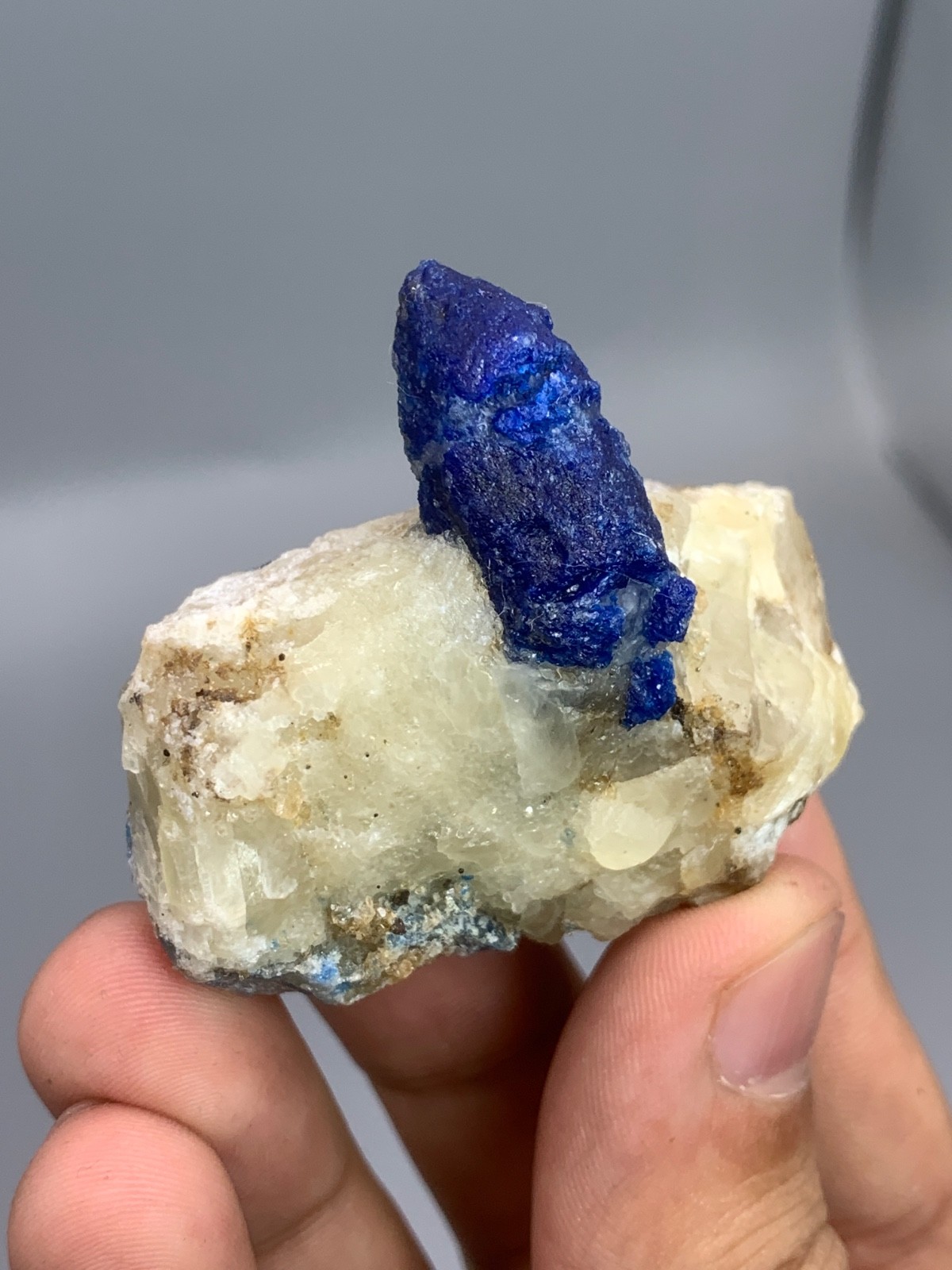 54.7g Afghanite Crystal on Matrix Badakhshan Afghanistan Mineral Specimen