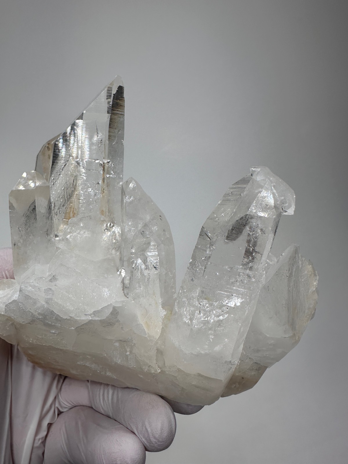Exquisite___Large Colombian Lemurian Quartz Crystal Cluster Colombia