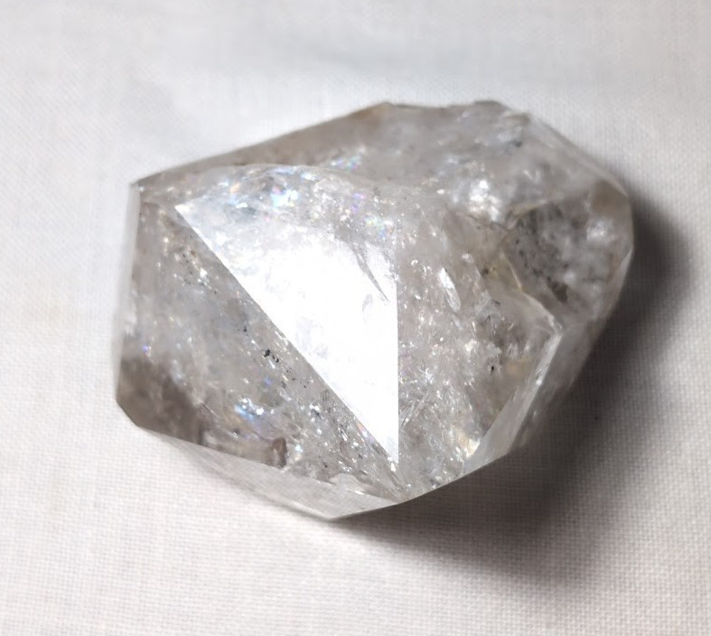 Medium Herkimer Diamond Quartz Crystal Point 3.5″ 15 oz Fonda NY